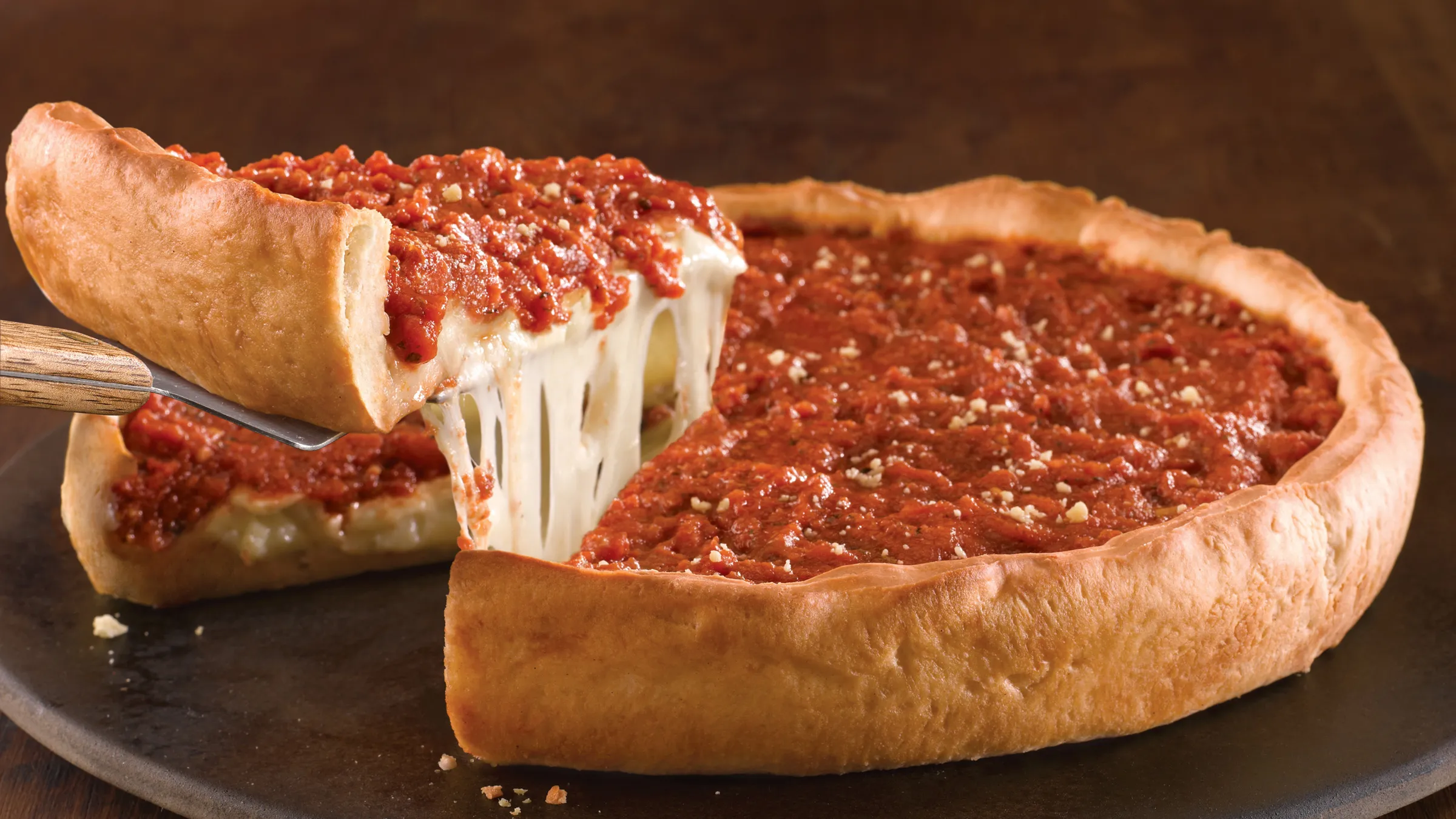 Giordano's signature dishes Chicago Classic Deep DishFresh Spinach Deep DishCheese Deep DishGiordano's Sampler